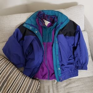 Vintage Columbia 2 in 1 winter coat